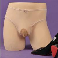 Bolsa sissy de seda grande para hombre, ropa interior cruzada de malla transparente de cintura alta con intervalo de bala, club gay - details 8