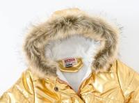 Manténgase abrigado y parece con estilo: chaqueta térmica con capucha para niña con acolchado alternativo de plumón para invierno - details 53