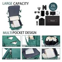 Mochila ligera para mujer, mochila informal de gran capacidad para estudiantes, mochila portátil de viaje impermeable para ordenador portátil para hombre - details 6