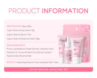 LAIKOU Sakura juegos para el cuidado de la piel limpiador Facial crema suero tóner hidratante brillo Anti arrugas Kit de cuidado Facial - details 11
