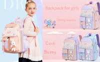 Mochila escolar Infantil de nailon para niñas, Mochila escolar Infantil, bonita, Impermeable, juvenil - details 1