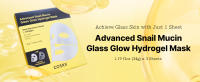 adavanced snail mucin hydrogel mask