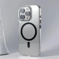 Para Magsafe funda de teléfono transparente para iPhone 16 15 14 13 Pro Max Plus 16e transparente magnético inalámbrico antiarañazos cubierta de PC - details 7