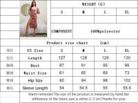 Vestidos de terciopelo de manga de burbuja de siete puntos para mujeres vestidos de fiesta media y larga - details 0
