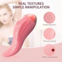 Embalaje privado, vibrador Sexy realista para lamer la lengua, estimulación del clítoris, mamada, orgasmo femenino, juguetes sexuales para adultos - details 3