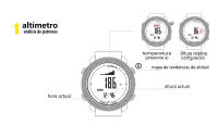 NORTH EDGE Apache3-reloj táctico para hombre, barómetro, brújula, resistente al agua hasta 50m - details 5