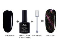 Pluma magnética para uñas, 1 piezas, esmalte de Gel, Ojo de gato, decoración de belleza, efecto de tira de línea 3D - details 2