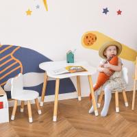 Sala de Juego Dormitorio de Niños 56x56x50 cm s 28x25x46 cm Natural Blanco - details 1