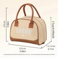 Bolsa térmica aislada plegable de mano, bolsa de almuerzo impermeable para trabajadores de oficina, bolso de Picnic de gran capacidad para estudiantes, Camping - details 0