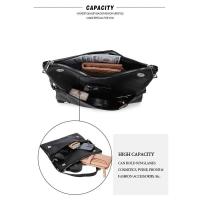 Mochila de Lujo Leten Diseño Simple de Cruzado con Cuero PU Bolso de Viaje para Mujer de Alta Gama - details 5