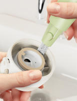 Cepillo de limpieza 3 en 1, depurador de tazas, cepillo de botella de mango largo para bebidas domésticas, herramienta de limpieza de botellas de vidrio - details 8