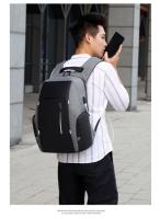 Mochila Portátil Impermeable para Hombres Carga USB Resistente al Desgaste - details 27