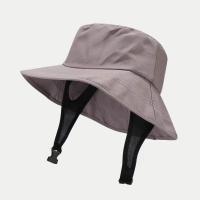 Sombrero de cubo para acampar a la moda Simple, Color sólido, a prueba de viento, sombrero de playa para exteriores, protección UV, gorra con protección solar transpirable para senderismo - details 10