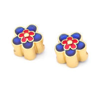 Pulseras de Brass Dorado Mate 4PCS Grande Agujero Abalorios para Hacer Joyas DIY - details 110