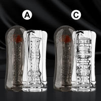 Taza masturbadora masculina automática, vibración, mamada, succión de pene, máquina vibradora, silicona transparente, Coño suave, Vagina, Juguetes sexuales, productos para adultos para hombres - details 10