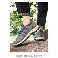 Zapatillas de deporte suaves para hombre, zapatos de senderismo transpirables para caminar al aire libre, calzado de senderismo negro ligero para hombre, zapatos de escalada - details 12