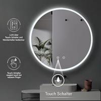HOKO Espejo de baño con interruptor táctil