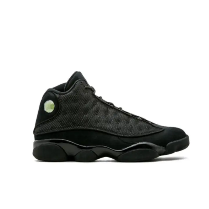 Zapatos de Baloncesto Retro 13 Diseño de Gato Negro para Hombres y Mujeres - 1