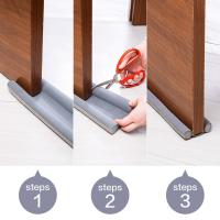 Tira de sellado inferior para puerta, insonorizado burlete de 95cm, antipolvo, antiviento y antiruido, bloqueador de sellado - details 2
