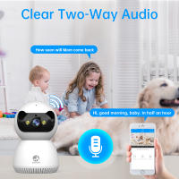 Cámara de Seguridad IP Inalámbrica Jooan 3MP PTZ Monitor de Bebé con Audio de Dos Vías - details 3