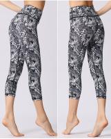 Pantalones De Yoga Con Estampado Para Mujer, Diseño De Cintura Alta Y Tejido Suave Para Una Mayor Comodidad - details 5