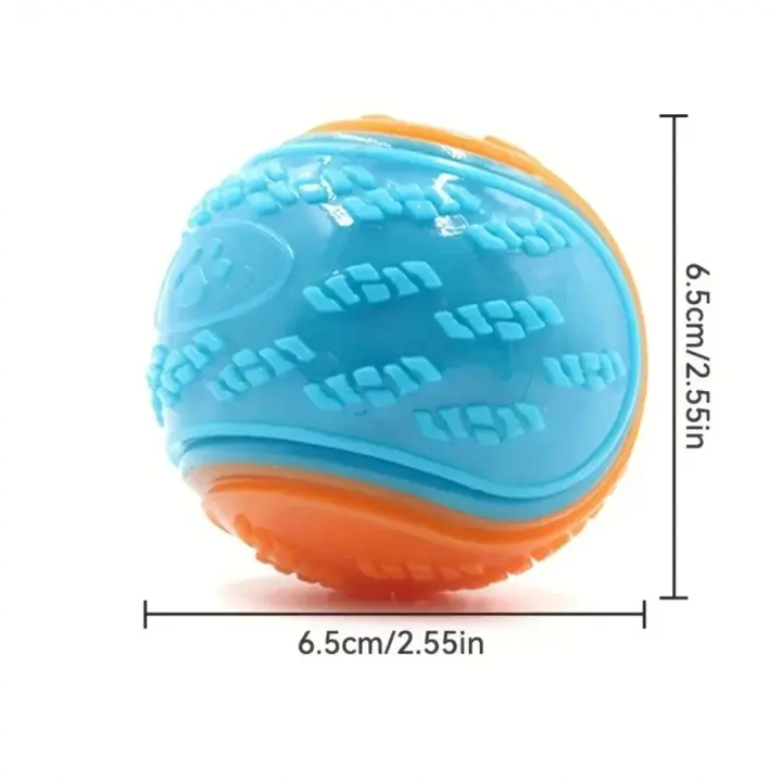 Bolas Chirriantes Aleatorias Juguete Interactivo para Perros Juguete de Masticación TPR - 1
