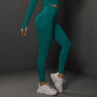 -Yoga sin costuras para mujer, ropa deportiva de entrenamiento, pantalones de cintura alta, mallas deportivas para gimnasio - details 1