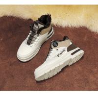 Forro polar engrosado caliente Martin botas de invierno nueva perilla personalizada con cordones superficie de cuero a prueba de frío aumento caliente de los zapatos de los hombres - details 4