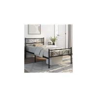 Bastidor de Cama Metálico Diseño de Almacenamiento de Espacio Extra bajo la Cama Montaje Fácil - details 9