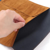 Retro Treasure Map PU Leather Pencil Case - Big Capacity for Makeup, Brushes, and School Supplies - details 2