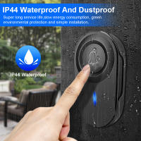 Timbre de Puerta Inalámbrico Elecpow Resistente al Agua para Exteriores Belleza Inteligente para el Hogar con Luz LED y Alarma de Seguridad para Ancianos y Emergencias - details 0