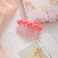 Peines de pelo Kawaii para niños y niñas, peine con flequillo, pinzas para el cabello, tocado de pasador, horquilla de fresa de dibujos animados, peine para bebé, novedad - details 4