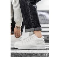 Zapatos De Los Hombres Nuevos Transpirables Pequeños Zapatos Blancos Masculinos Estudiantes Versátil Plataforma Zapatos Deportivos Casual Zapatos De Junta - details 6