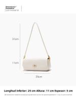 Nueva bolsa de mujer de alta gama, pequeña bolsa de axila versátil, brillante, moderna, portátil, bandolera de moda. - details 1