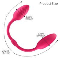 Vibradores anales consoladores dobles para mujer, bragas usables, estimulador de clítoris y punto G, tapón Anal, huevos vibratorios, Juguetes sexuales para pareja - details 1