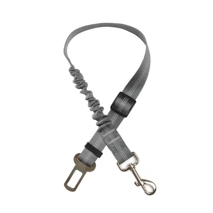 Correa de Seguridad para Perros de Nylon Duradera Ajustable, Reflectante para Viajes en Coche, Adecuada para Perros Pequeños y Grandes, Ideal para Bulldog Francés y Cachorros - 1