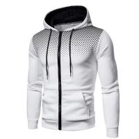 Men's Autumn Hooded Jacket Long Sleeved Pullover Hoodie Zip Up Cardigan Cotton Hooded Sweatshirt Coat - details 1