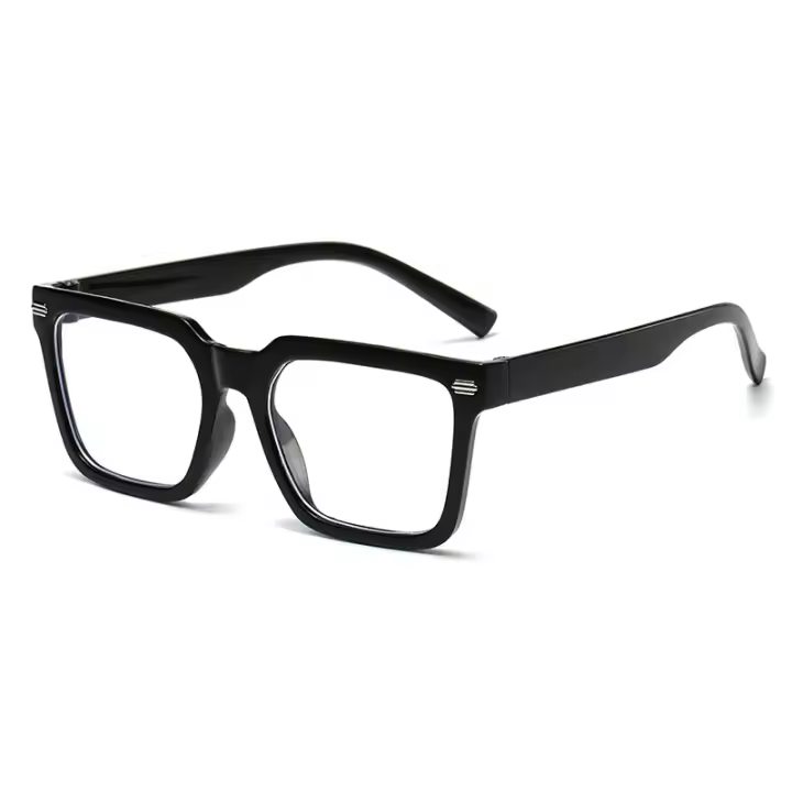 Montura de gafas de moda, gafas de calle modernas, nuevas gafas cuadradas transfronterizas con montura grande para hombres y mujeres - 1