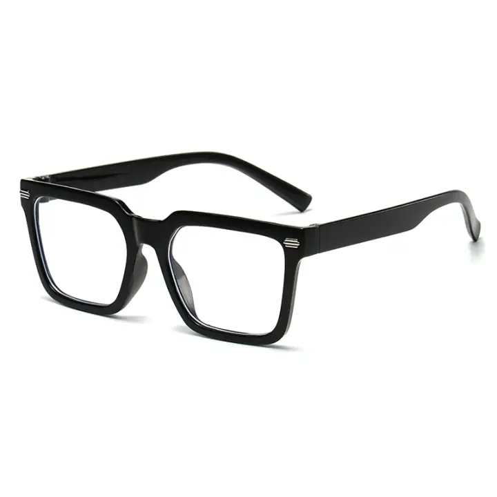 Montura de gafas de moda, gafas de calle modernas, nuevas gafas cuadradas transfronterizas con montura grande para hombres y mujeres - 1