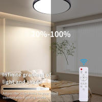 Lámpara Led de techo regulable con mando a distancia, 24W, RGB, cambio de color - details 4