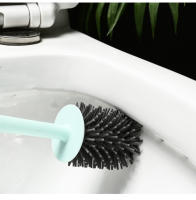 Cepillo De Inodoro WIKHOSTAR Con Soporte Montaje En Pared Secado Rápido Accesorio De Baño Ecológico Y Duradero - details 8