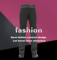LNGXO Pantalones de Vellón para Invierno Cálido, Impermeable, Suave y a Prueba de Viento para Senderismo, Acampada, Escalada, Esquí Gris - details 2