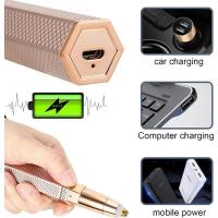 SANDALFON Maquinilla de Afeitar para Cejas Eléctrica 4 en 1, 4 cabezales de corte Recortadora de Vello Nasal, Depilación Facial para Mujeres  y removedor de Cabello, Brazos, Piernas, Cuerpo, Lavable Recargables Carga usb Seguro y sin Dolor - details 10