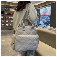 Nueva mochila antisalpicaduras multifuncional de moda de gran capacidad, bolso de maternidad, bolso, mochila de color sólido. - details 29