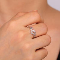 Anillo de Trébol Irlandés COOLTIME Joyería de Amuleto de Bruja para Mujeres - details 5
