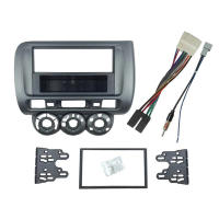 Fascia de Radio de coche para Honda Fit Jazz City LHD One Din Dvd estéreo Cd Panel de montaje Kit de instalación embellecedor marco bisel - details 4