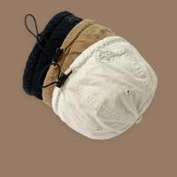 Gorra de béisbol de ala corta de Color sólido Retro con cordón ajustable sombrero de sol informal visera de protección solar gorra con visera para hombres - details 6