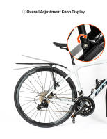Guardabarros de Bicicleta de Carretera Rrskit Ajustable y Impermeable Manejable Plano Desmontaje Rápido 700c Eliminación de Barro - details 5