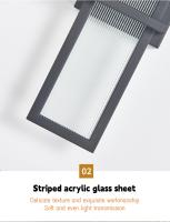 Lámpara LED de pared impermeable para exteriores, moderna y minimalista, para balcón, pasillo, patio, 110V, 220V - details 11