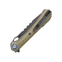 Cuchillo Plegable Sitivien ST145 con Hoja de Acero 14C28N y Mango de Micarta/G10 para Uso Doméstico Camping y Supervivencia EDC Herramienta de Hojalata - details 4